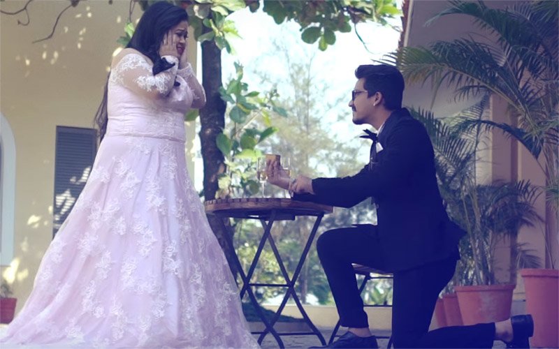 JUST IN: Haarsh PROPOSES To Bharti With A GULABJAMUN In Their Pre-Wedding Video