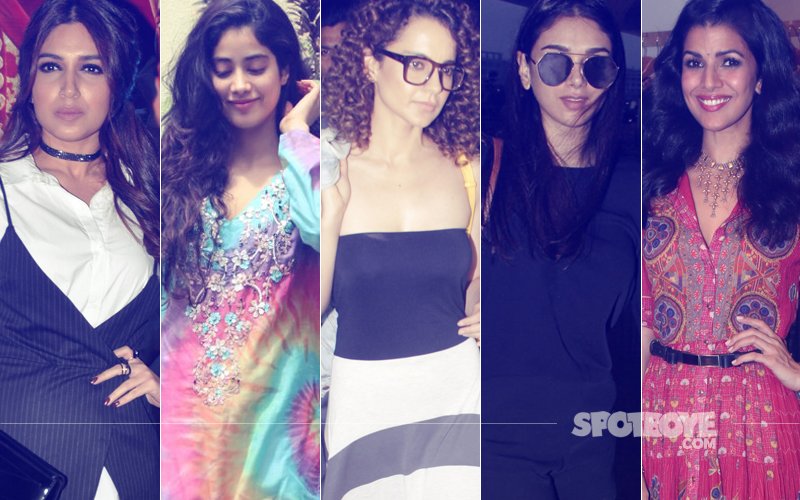 STUNNER OR BUMMER: Bhumi Pednekar, Jhanvi Kapoor, Kangana Ranaut, Aditi Rao Hydari Or Nimrat Kaur?