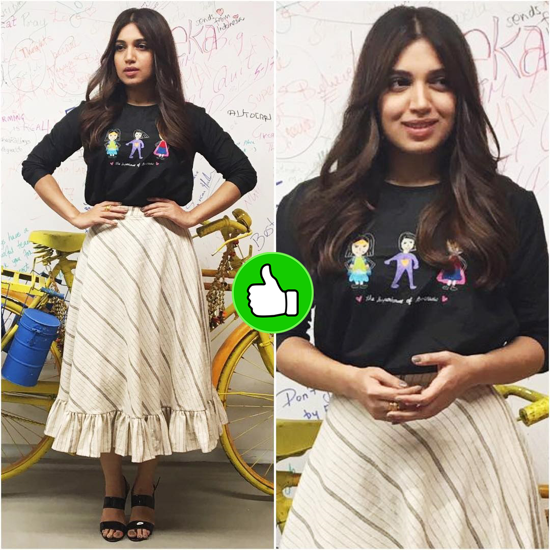 bhumi pednekar promotes shubh mangal savdhan