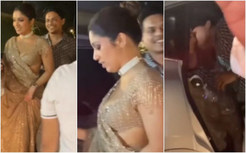 VIRAL! Bhumi Pednekar Spotted Kissing Her Boyfriend Yash Kataria After Sidharth Malhotra And Kiara Advani’s Wedding Reception- WATCH