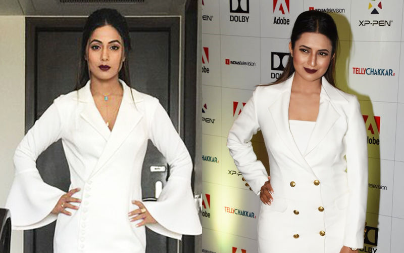 Hina Khan’s White Blazer Dress Look Replicated By Divyanka Tripathi But Who Wore It Better?