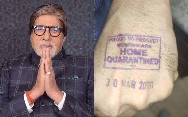 Coronavirus Scare: Amitabh Bachchan’s 'Self-Quarantined Stamp Hand' Picture Is NOT His Own Hand - Here’s Why