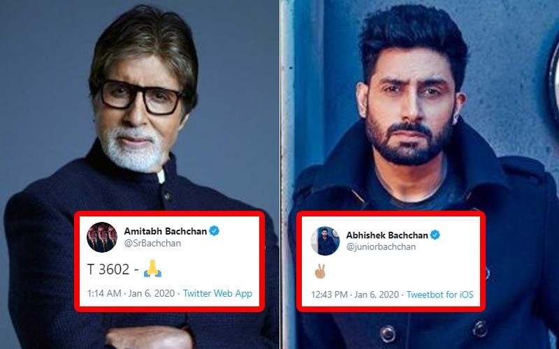 JNU Violence: After Amitabh Bachchan’s Cryptic Tweet, Abhishek Bachchan’s ‘Peace Out’ Emoji Triggers A Furore