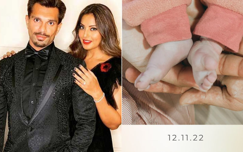 Bipasha Basu Is A Happy Mommy As She Poses With Daughter Devi And Karan Singh Grover! Welcomes Their Baby Girl Home