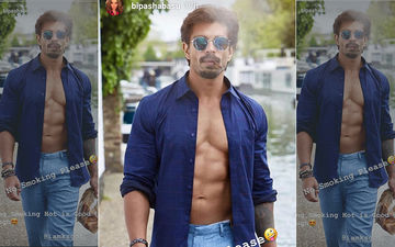 Karan Singh Grover Poses With A Cigarette, Wife Bipasha Hates It!