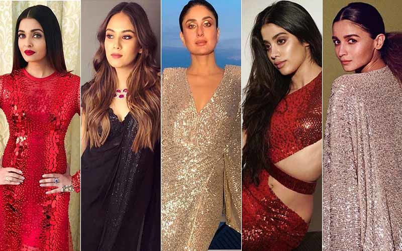 Mira Rajput, Aishwarya Rai Bachchan, Janhvi Kapoor And Kareena Kapoor Khan Show Us How To Rock A Sparkly Dress