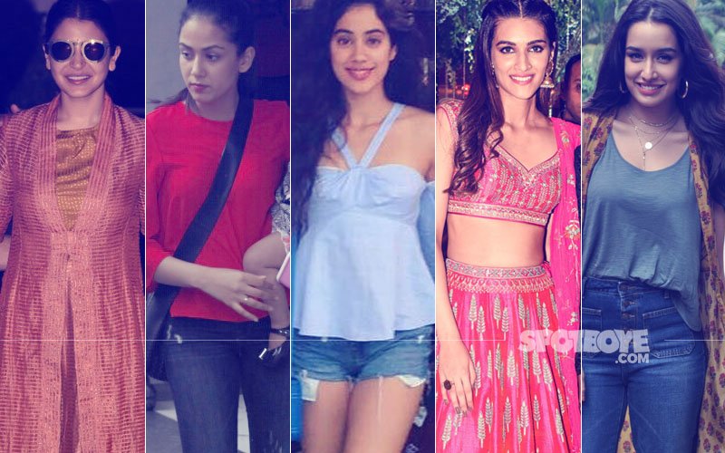 STUNNER OR BUMMER: Anushka Sharma, Mira Rajput, Jhanvi Kapoor, Kriti Sanon Or Shraddha Kapoor?