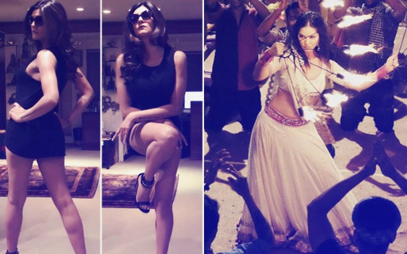 Sexy Saturday: Sushmita Sen Keeps It Sexy In Black & Sunny Leone Plays With Fire