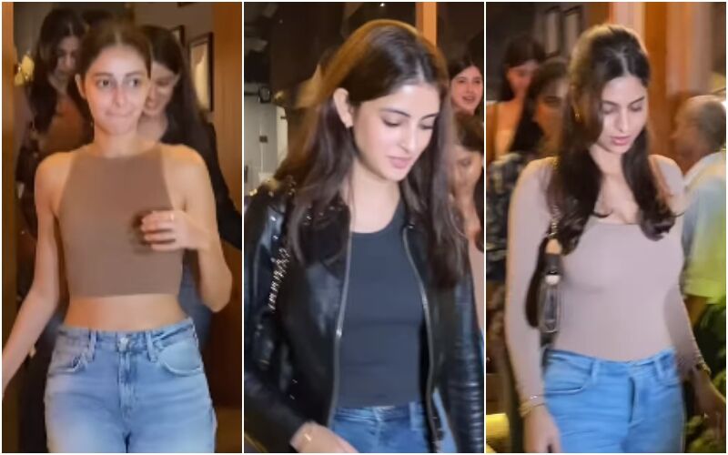 Suhana Khan Meets Up With Her BFFs Ananya Panday, Navya Naveli Nanda For A Dinner Date; Fans Go Gaga As Videos Go Viral