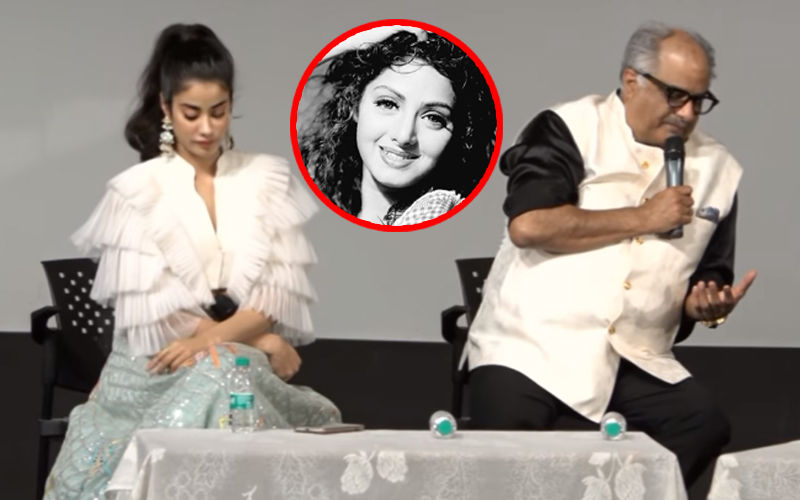 Boney Kapoor Gets Emotional Talking About Sridevi; Janhvi Kapoor Reads A Self-Written Poem For Mom