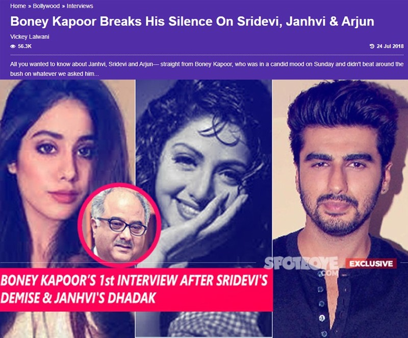 boney kapoor inerview