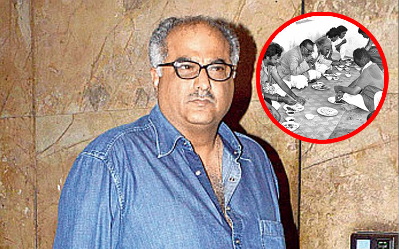 When Boney Kapoor Played Perfect Host And Served Food To Sanjeev Kumar, Mithun Chakraborty, Raj Babbar - Unseen Pictures