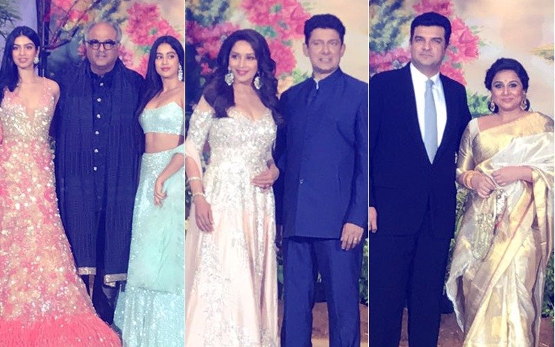 Sonam Kapoor Reception: Janhvi, Khushi, Madhuri & Vidya Reach The Leela