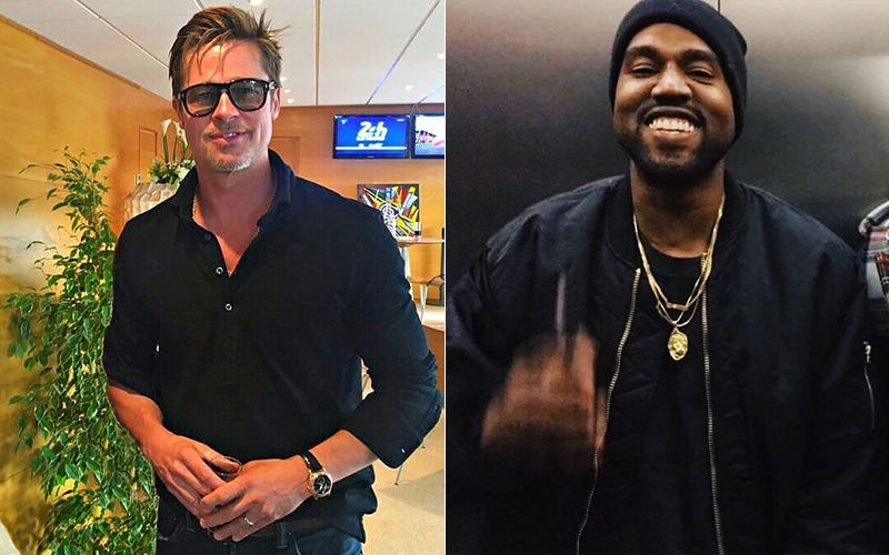 Brad Pitt Makes A Special Appearance At Kanye West’s Sunday Service In California Also Attended By Kardashian Sisters- VIDEO