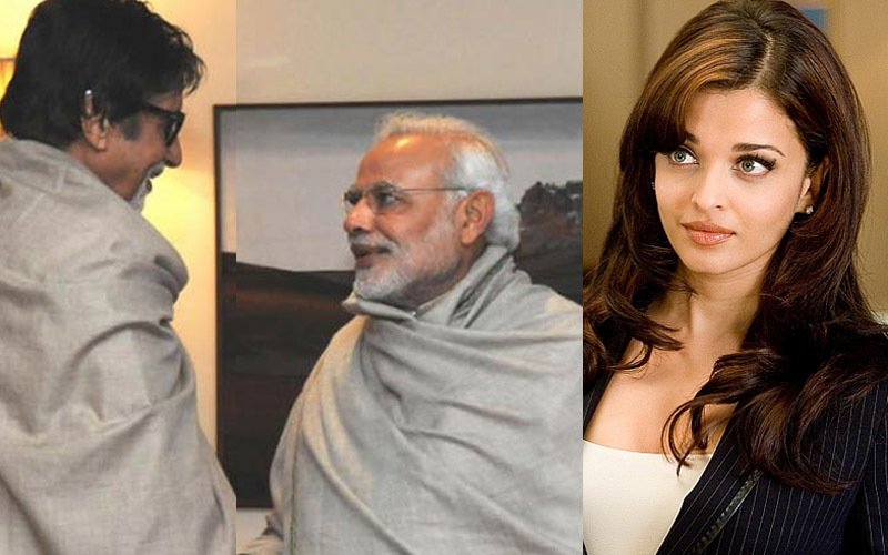 Aishwarya gives the royal ignore to question on Amitabh-Modi connection