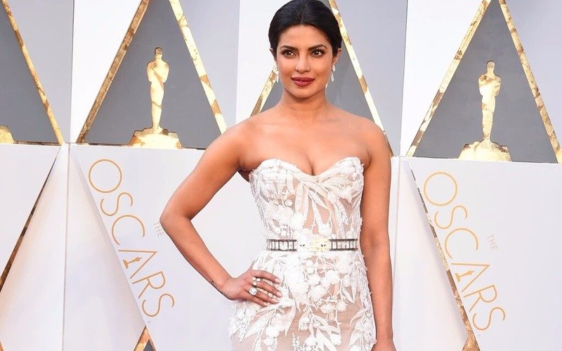 What did Priyanka say on the Oscars red carpet?