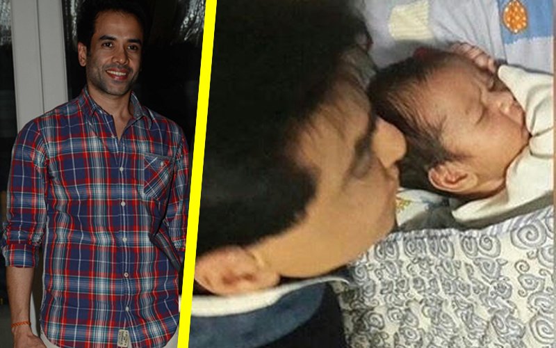 Here is the first photo of Tusshar Kapoor’s son