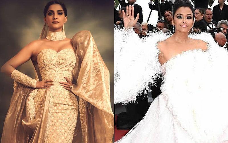Cannes 2019: Sonam Kapoor’s Saree-Gown Or Aishwarya Rai Bachchan’s White Feathered Game?