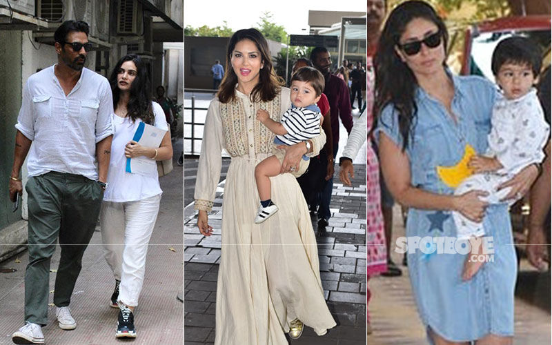 Celeb Spottings: Kareena Kapoor Picks Taimur From School, Arjun Rampal Papped With Girlfriend Outside Clinic, Sunny Leone Spotted With Son Asher