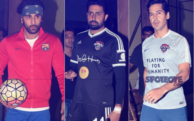 Ranbir Kapoor, Abhishek Bachchan, Dino Morea Practice Football Ahead Of Celebrity Clasico