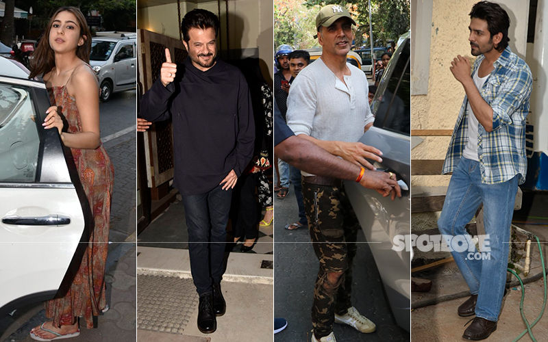 Celeb Spottings: Akshay Kumar's Movie Date With Family, Anil Kapoor's Wedding Anniversary Bash And Much More