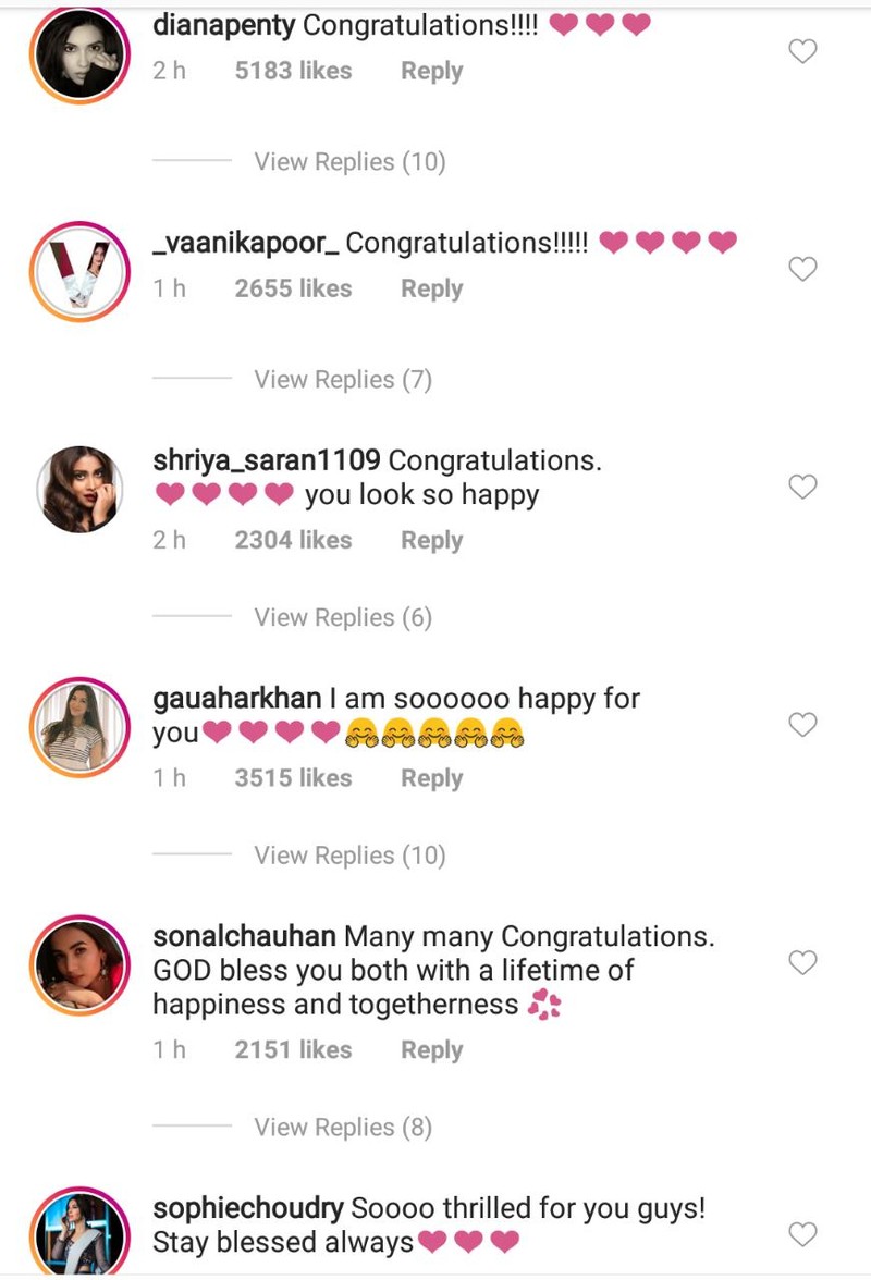 celebs wishing priyanka chopra on her engagement 4