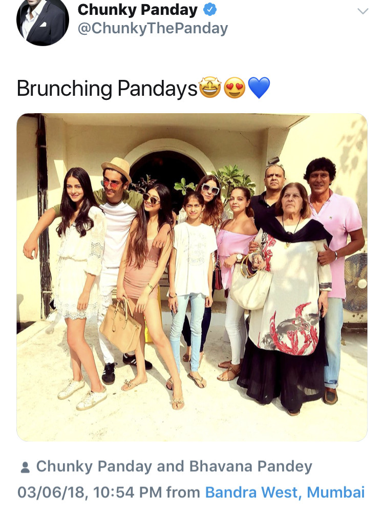 chunky pandey twitter post