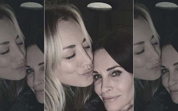 FRIENDS Meets The Big Bang Theory: Monica Courteney Cox And Penny Kaley Cuoco’s Selfie Takes Us Back To The Good Old Days