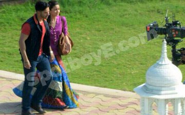 SPOTTED: Varun Dhawan, Alia Bhatt in Rajasthan