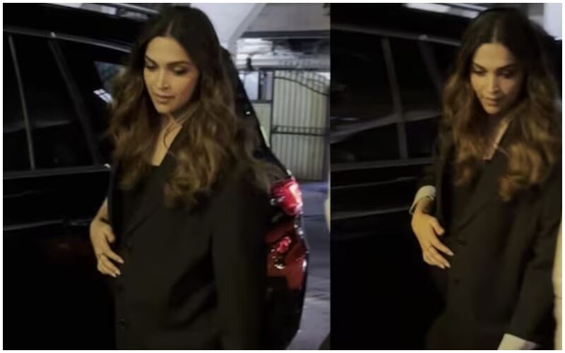 Deepika Padukone Flaunts Her Baby Bump As She Steps Out For Dinner With Ranveer Singh’s Family! - WATCH