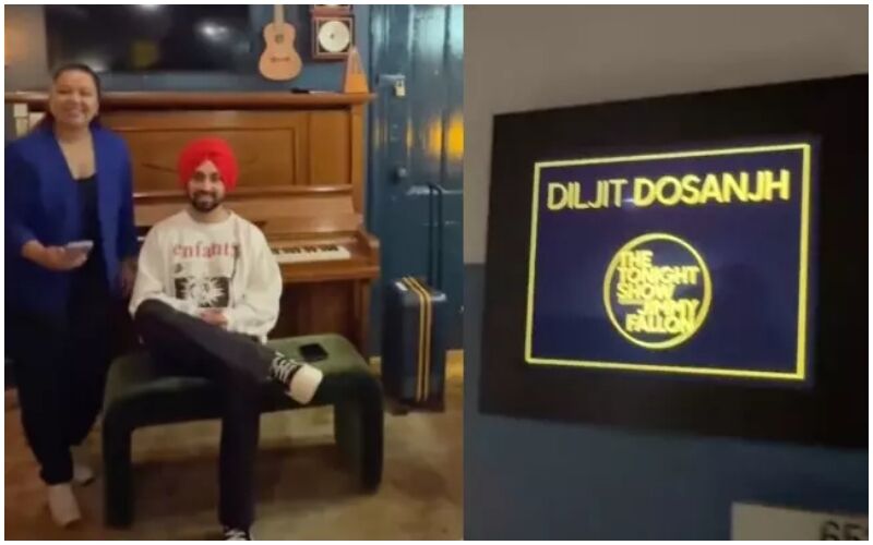 Diljit Dosanjh Gives A Tour Of His Vanity On Jimmy Fallon's The Tonight Show, Netizens Say 'Welcome To Hollywood' - WATCH