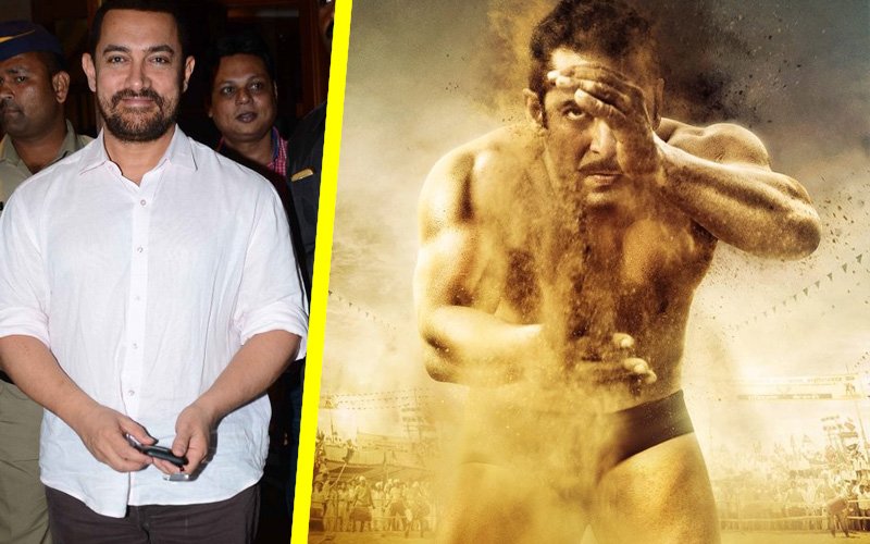 Aamir Khan in the audience for Sultan