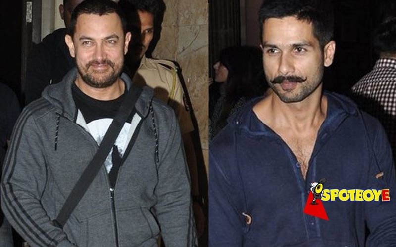 Movie time for Aamir Khan and Shahid Kapoor
