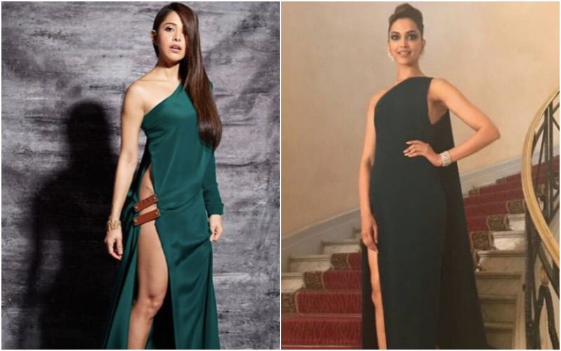 Nushrat Bharucha’s Dangerously Thigh-High Slit Gown Reminds Us Of Deepika Padukone’s Cannes Look – Who Werked It Better?