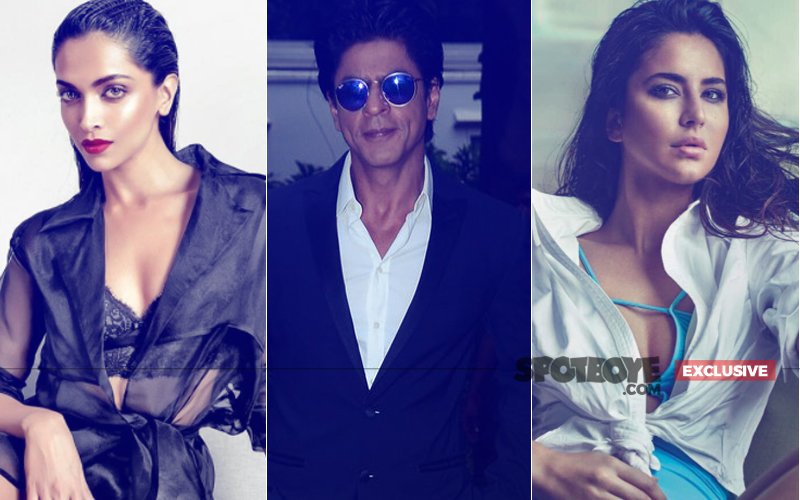 Will Deepika Padukone & Katrina Kaif Come FACE-TO-FACE At Shah Rukh Khan's 52ND Birthday Bash Tonight?