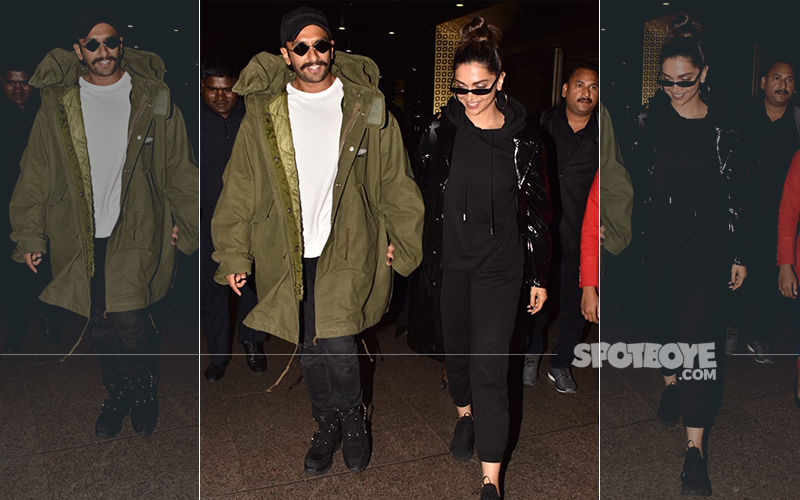 Deepika Padukone and Ranveer Singh Make A Stylish Entry As They Return To Mumbai After Wrapping Up The London Schedule of ‘83