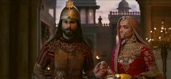 deepika padukone and shahid kapoor in padmaavat