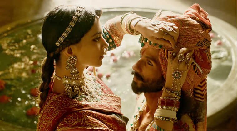 deepika padukone and shahid kapoor in padmaavat