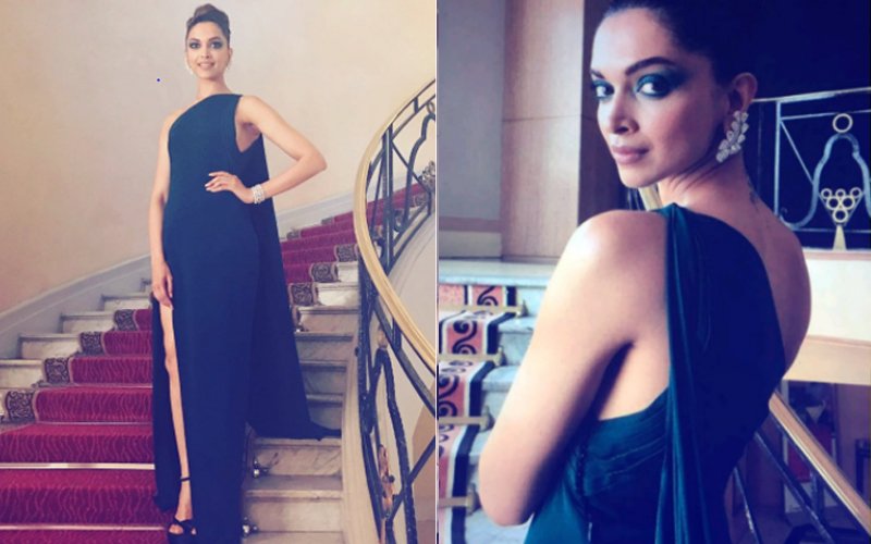 Cannes Film festival 2017: Deepika Padukone Stuns In A Sexy Green Gown But What About Her Eye Shadow?