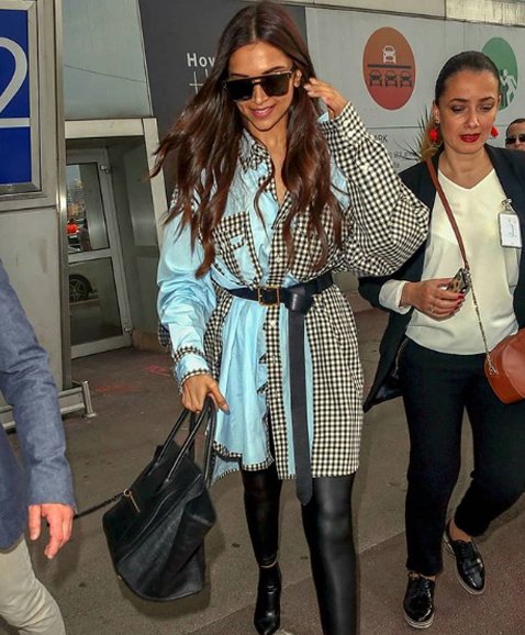 deepika padukone at nice airport in cannes