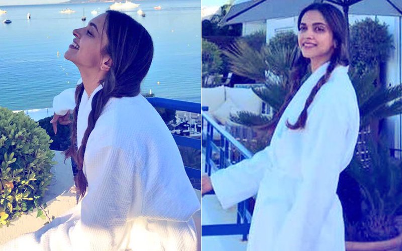 70TH Cannes Film Festival: Deepika Padukone Enjoys The Sun Before Her Red Carpet Walk