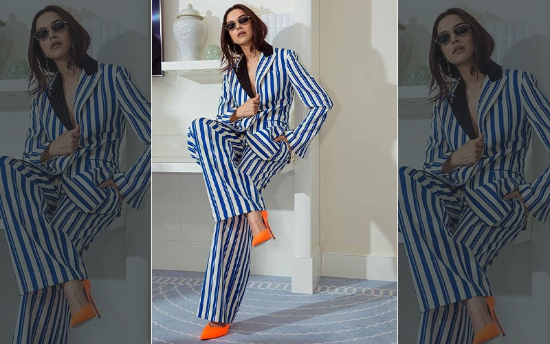 Deepika Padukone’s Day 2 Look At Cannes 2019: Actress Chooses Blue And White Stripes For A Sunny Afternoon