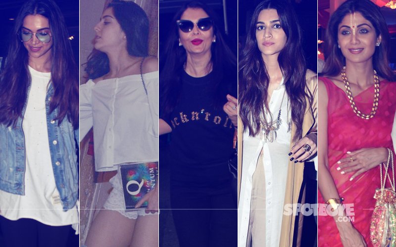 Deepika Padukone, Aishwarya Rai Bachchan, Kriti Sanon: Fashion