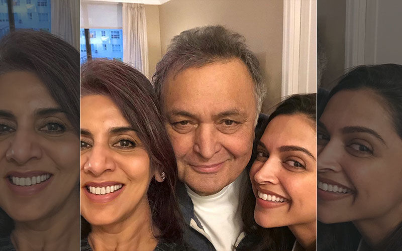 Deepika Padukone Spends A Fun Evening With Rishi Kapoor And Neetu Singh In NYC