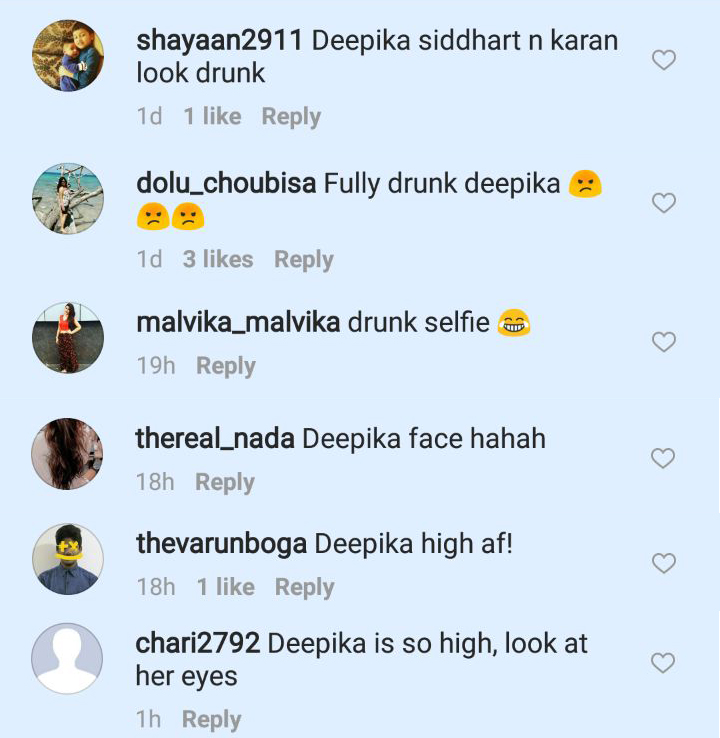 deepika padukone trolled on instagram for looking drunk