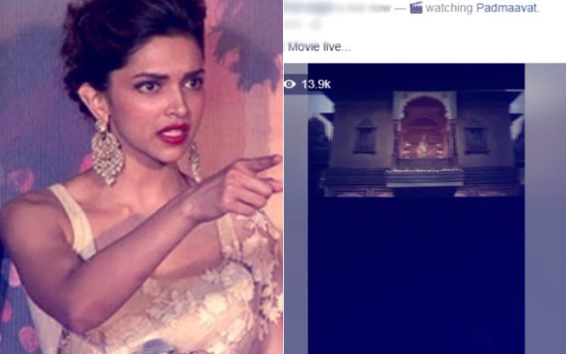 SHOCKING INCIDENT: Padmavaat Full Movie LEAKED, A Facebook User LIVE STREAMS Bhansali’s Magnum Opus