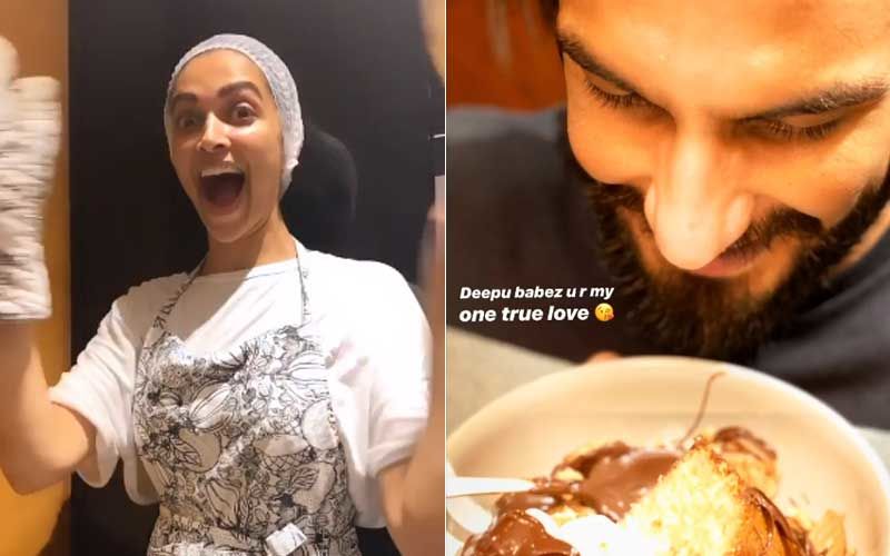 Coronavirus Lockdown: Deepika Padukone And Ranveer Singh Bake A Cake Together; Singh Calls Himself 'Pati Parmeshwar'