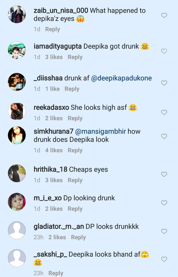 deepika trolled for looking drunk