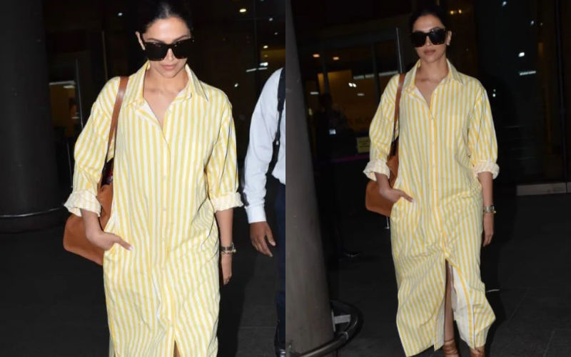 Deepika Padukone Steps Out Wearing Shirt Dress Worth Rs 15K; Actress Sports Summer Dress After Being Mocked By Trolls For Her Winter Outfits