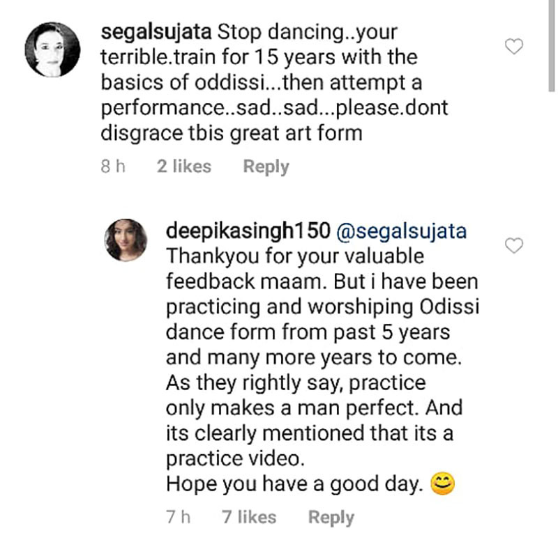 Deepika Comment